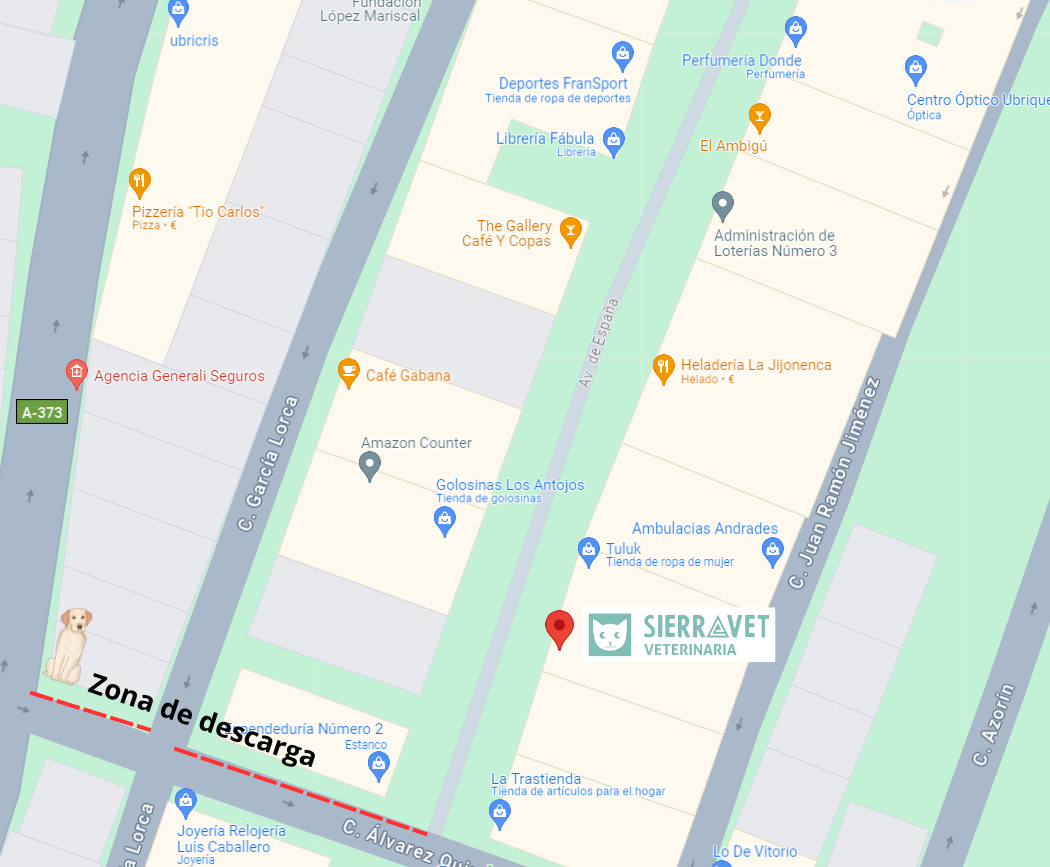 Ubicación SierraVet